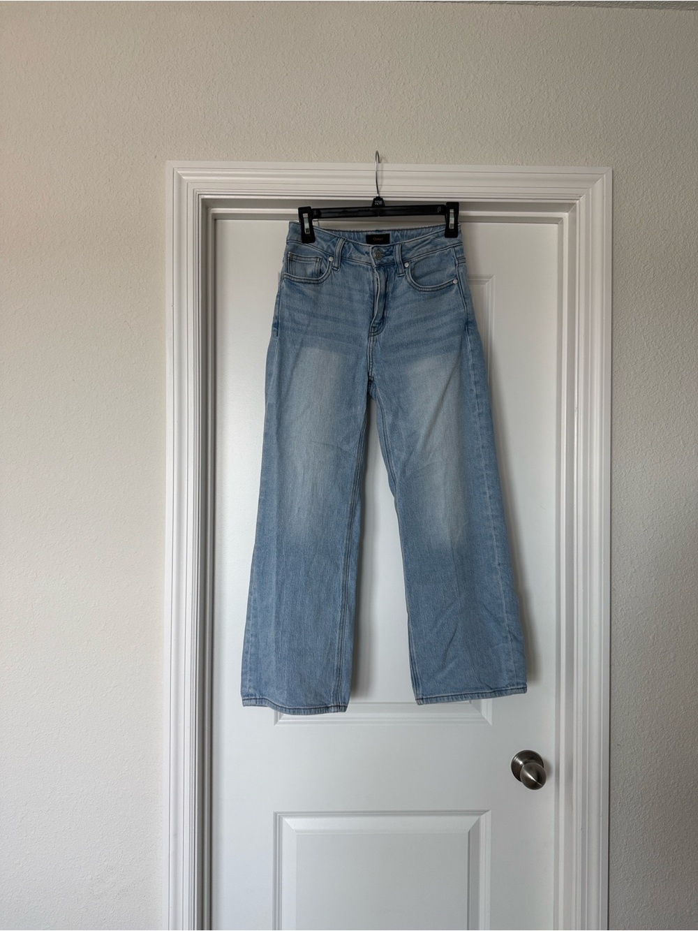 Quince Light Blue Wide-Leg Jeans